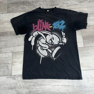 Blink-182 Honda Civic Tour 2011 Concert T-Shirt Small Double Sided Band *Holes